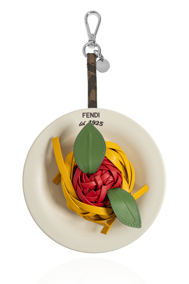 Fendi Keychain with a spaghetti motif pendant | Men's | Vitkac
